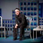 Nick Cearley in the 2010 Luna Stage production of And Then I Wrote A Song About It (photo by Steven Lawler).
