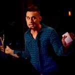 Nick Cearley in the May, 2016 concert of ...And Then I Wrote A Song About It at Feinstein's /54 Below (photo by Rebecca Woodman Taylor).