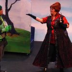 George Salazar and Angela Dirksen in the Vital Theatre production of The Frog & The Witch.
