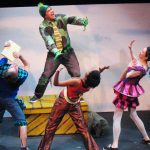 Jeff Barba, George Salazar, Monique Beasley and Rebecca Stavis in the Vital Theatre production of The Frog & The Witch.