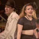 Adrian Pena and Kristina Teschner in the NYU production of Like You Like It (photo by Chianan Yen).