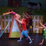 The original cast of the Vital Theatre production of StinkyKids (photo by Steve Rosen).