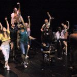 The cast of Small Town Story in the October, 2015 developmental production at the Hartt School.