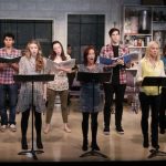 The cast of Small Town Story at the November, 2014 reading at Playwrights Horizons (photo by Michael Bonasio).